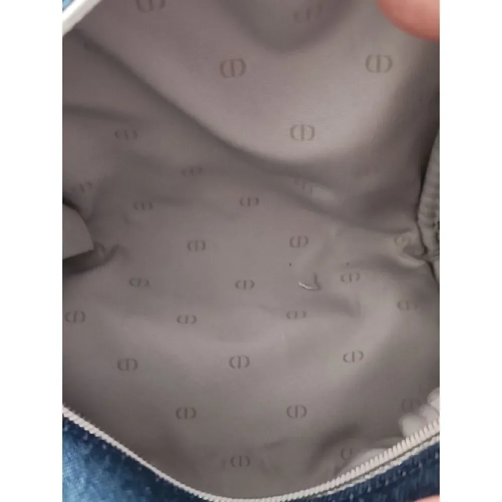 Dior Blue Cosmetic Bag